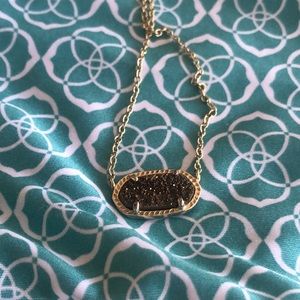 Kendra SCOTT ELISA METALLIC GOLD STONE NECKLACE
